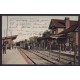 BANFIELD ESTACION DE FERROCARRIL ANTIGUA TARJETA POSTAL TREN